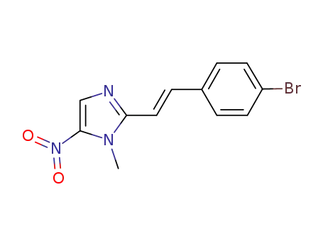 2-[(E)-2-(4-bromophenyl)vinyl]-1-methyl-5-nitro-1H-imidazole