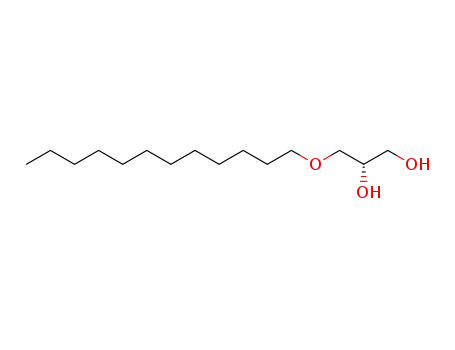 Molecular Structure of 1561-07-5 (1-0-DODECYL-RAC-GLYCEROL)