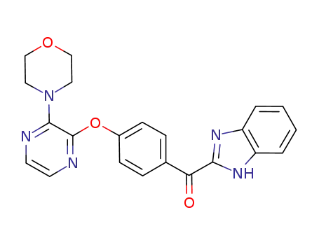 (1H-benzo[d]imidazol-2-yl)(4-(3-morpholinopyrazin-2-yloxy)phenyl)methanone