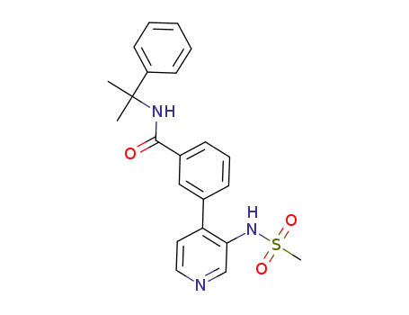 3-(3-(methylsulfonamido)pyridin-4-yl)-N-(2-phenylpropan-2-yl)benzamide