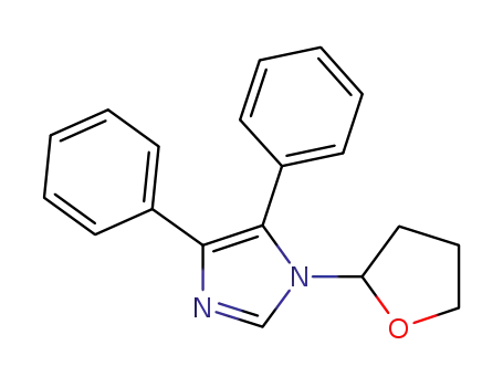 Molecular Structure of 1224507-17-8 (1-(tetrahydrofuran-2-yl)-4,5-diphenyl-1H-imidazole)
