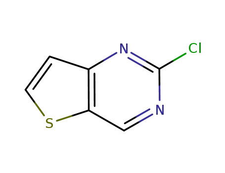 Molecular Structure of 1119280-68-0 (2-Chlorothieno[3,2-d]pyrimidine)
