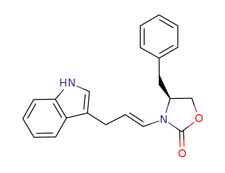 (S)-3-((E)-3-(1H-indol-3-yl)prop-1-enyl)-4-benzyloxazolidin-2-one