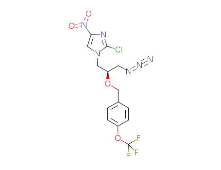 1-((S)-2-(4-(trifluoromethoxy)benzyloxy)-3-azidopropyl)-2-chloro-4-nitro-1H-imidazole
