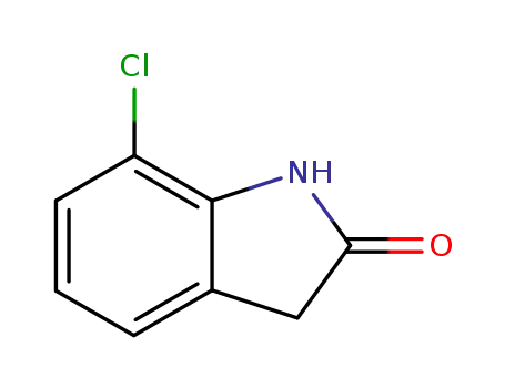Molecular Structure of 25369-33-9 (7-Chlorooxindole)