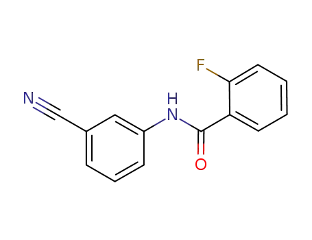 N-(3-cyanophenyl)-2-fluorobenzamide