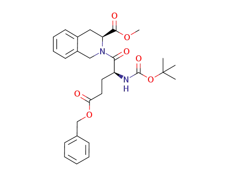 (3S)-N-(O-benzyl-N-Boc-L-glutamyl)-1,2,3,4-tetrahydroisoquinoline-3-carboxylic acid methyl ester