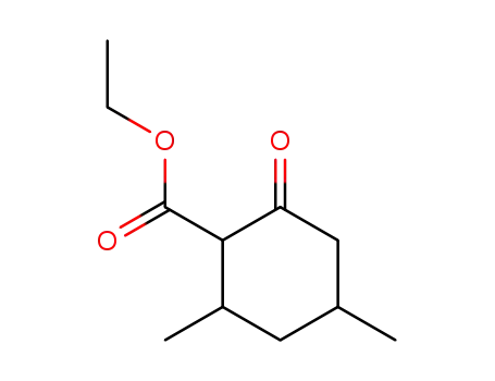 2,4-dimethyl-6-oxo-cyclohexanecarboxylic acid ethyl ester