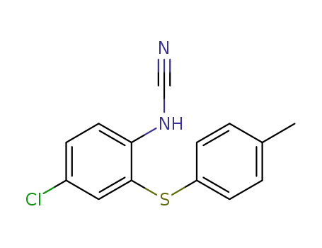 2-(p-tolylthio)-4-chlorophenylcyanamide