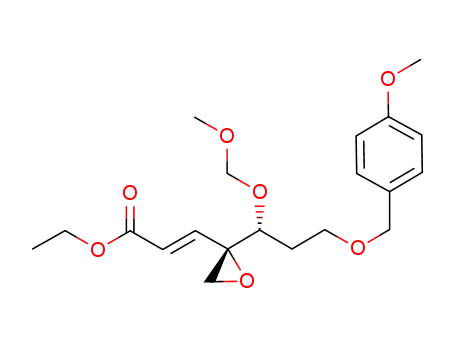 (E)-ethyl 3-((S)-2-((R)-3-(4-methoxybenzyloxy)-1-(methoxymethoxy)propyl)oxiran-2-yl)acrylate