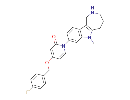 Molecular Structure of 1260493-33-1 (C<sub>25</sub>H<sub>24</sub>FN<sub>3</sub>O<sub>2</sub>)