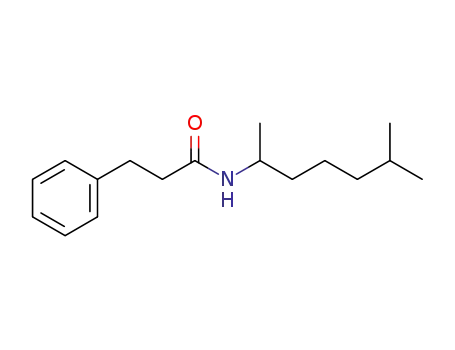 Molecular Structure of 885902-84-1 (N-(6-methylheptan-2-yl)-3-phenylpropanamide)