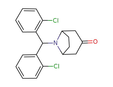 8-Azabicyclo[3.2.1]octan-3-one, 8-[bis(2-chlorophenyl)methyl]-