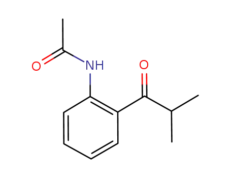 Molecular Structure of 1239986-59-4 (N-(2-iso-butyrylphenyl)acetamide)
