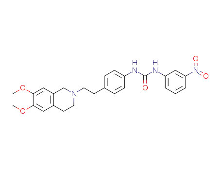 1-(4-(2-(6,7-dimethoxy-3,4-dihydroisoquinolin-2(1H)-yl)ethyl)phenyl)-3-(3-nitrophenyl)urea
