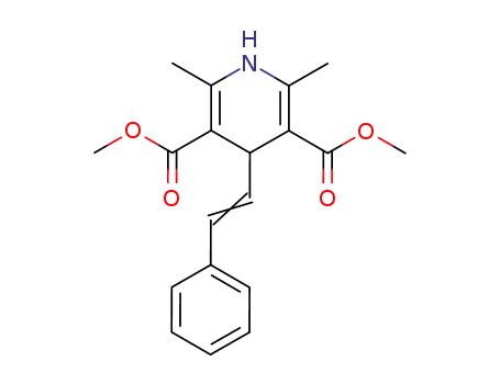 DIMETHYL 2,6-DIMETHYL-4-STYRYL-1,4-DIHYDROPYRIDINE-3,5-DICARBOXYLATE