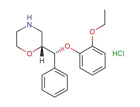 (2R)-2-[(R)-(2-ethoxyphenoxy)-phenylmethyl]morpholine hydrochloride