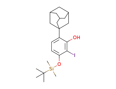 6-(1-adamantyl)-3-(t-butyldimethylsilyloxy)-2-iodophenol