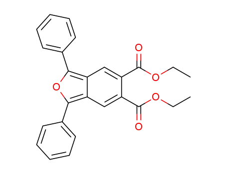 Molecular Structure of 1198206-24-4 (diethyl 1,3-diphenylisobenzofuran-5,6-dicarboxylate)