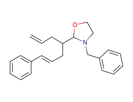 3-benzyl-2-((E)-1-phenylhepta-1,6-dien-4-yl)oxazoline