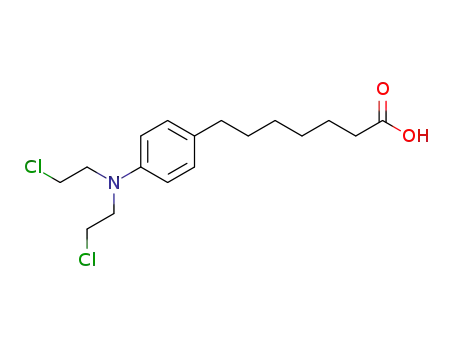 7-<4-<N,N-bis(2-chloroethyl)amino>phenyl>heptanoic acid