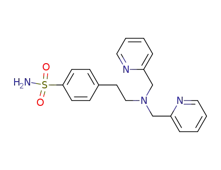 Molecular Structure of 1170318-30-5 (4-(2-(bis(pyridin-2-ylmethyl)amino)ethyl)benzenesulfonamide)