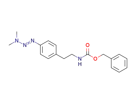 benzyl 4-(3,3-dimethyltriaz-1-enyl)phenethylcarbamate