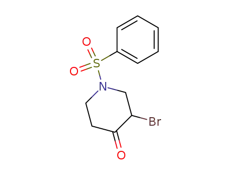 4-Piperidinone, 3-bromo-1-(phenylsulfonyl)-