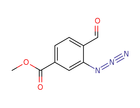 Molecular Structure of 1279718-17-0 (methyl 3-azido-4-formylbenzoate)