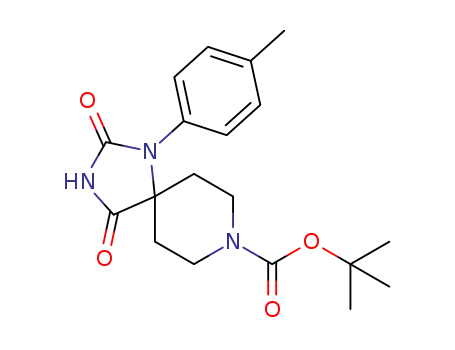2,4-dioxo-1-p-tolyl-1,3,8-triaza-spiro[4.5]decane-8-carboxylic acid tert-butyl ester