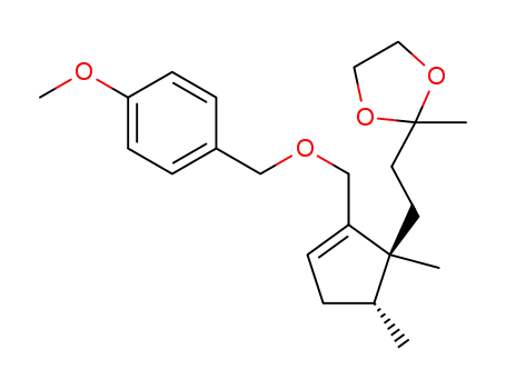 2-(2-((1S,5R)-2-((4-methoxybenzyloxy)methyl)-1,5-dimethylcyclopent-2-enyl)ethyl)-2-methyl-1,3-dioxolane