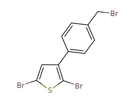 2,5-dibromo-3-[4'-(bromomethyl)phenyl]thiophene