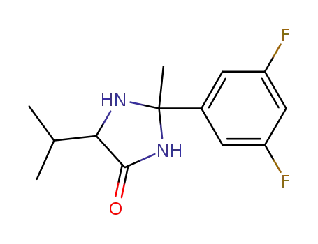2-(3,5-difluorophenyl)-5-isopropyl-2-methylimidazolidin-4-one