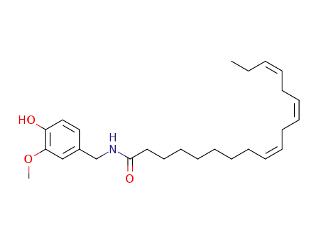 9,12,15-Octadecatrienamide, N-((4-hydroxy-3-methoxyphenyl)methyl)-, (Z,Z,Z)-