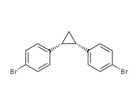 Benzene, 1,1'-(1,2-cyclopropanediyl)bis[4-bromo-, cis-