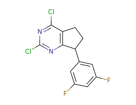 2,4-dichloro-7-(3,5-difluorophenyl)-6,7-dihydro-5H-cyclopenta[d]pyrimidine