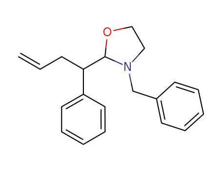 Molecular Structure of 1254366-99-8 (3-benzyl-2-(1-phenylbut-3-enyl)oxazolidine)