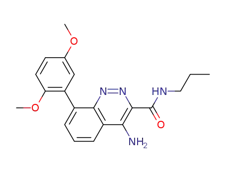 3-시놀린카르복사미드, 4-아미노-8-(2,5-디메톡시페닐)-N-프로필-