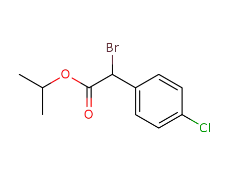 Molecular Structure of 103807-49-4 (Alpha-bromo-4-chloro-benzene  acetic  acid  isopropyl  este)
