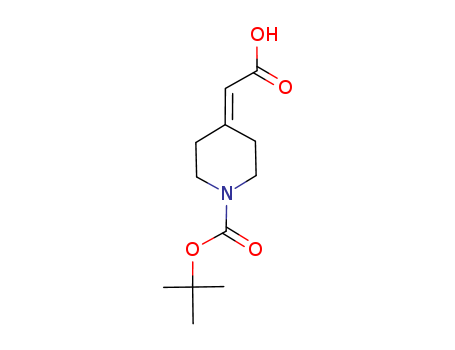 1-Boc-piperidin-4-ylideneacetic acid(193085-24-4)