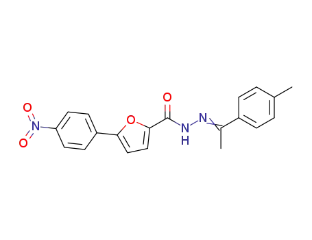 5-(4-nitrophenyl)-N'-(1-p-tolylethylidene)furan-2-carbohydrazide
