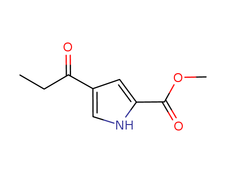 1H-Pyrrole-2-carboxylic acid, 4-(1-oxopropyl)-, Methyl ester