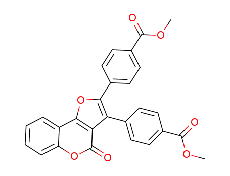 2,3-bis(4-methoxycarbonylphenyl)-4H-furo[3,2-c][1]benzopyran-4-one
