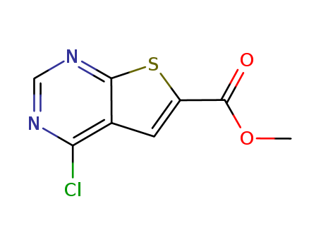 Thieno[2,3-d]pyrimidine-6-carboxylic acid, 4-chloro-, methyl ester