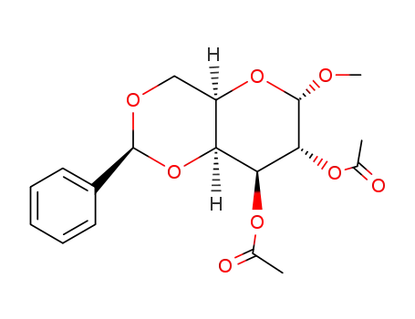 methyl 2,3-di-O-acetyl-4,6-O-benzylidene-α-D-galactopyranoside