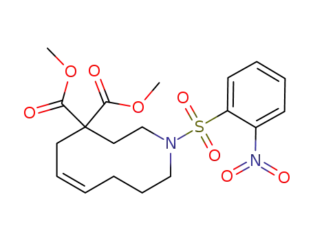 dimethyl (Z)-1-(2-nitrophenylsulfonyl)-2,3,5,8,9,10-hexahydroazecine-4,4(1H)-dicarboxylate
