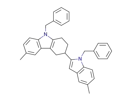 9-benzyl-3-(1-benzyl-5-methyl-1H-indol-2-yl)-6-methyl-2,3,4,9-tetrahydro-1H-carbazole