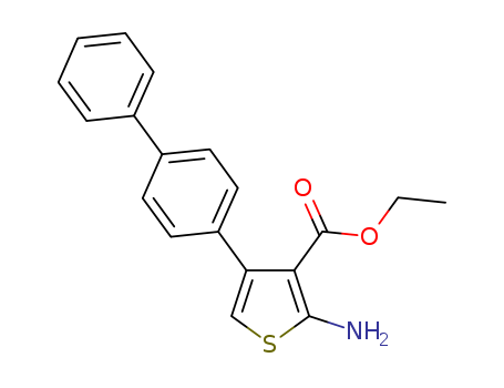 ethyl 2-amino-4-(biphenyl-4-yl)thiophene-3-carboxylate
