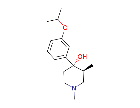 4-Piperidinol, 1,3-dimethyl-4-[3-(1-methylethoxy)phenyl]-, (3R,4S)-rel-