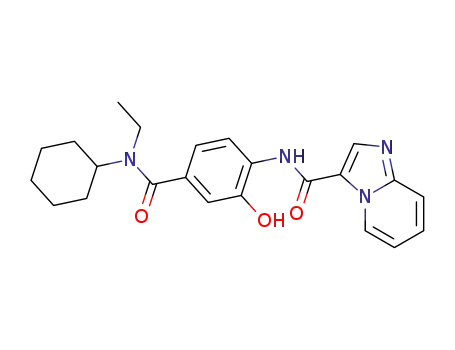 Imidazo[1,2-a]pyridine-3-carboxylic acid [4-(cyclohexyl-ethyl-carbamoyl)-2-hydroxy-phenyl]-amide